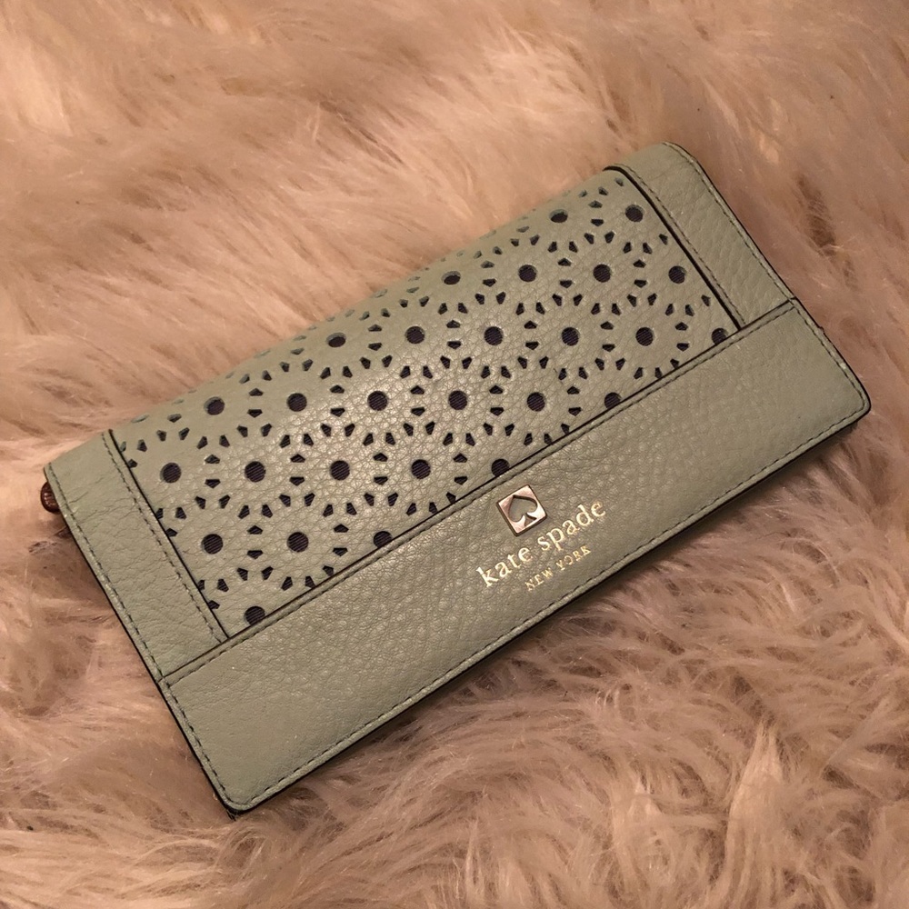 Kate Spade light blue wallet